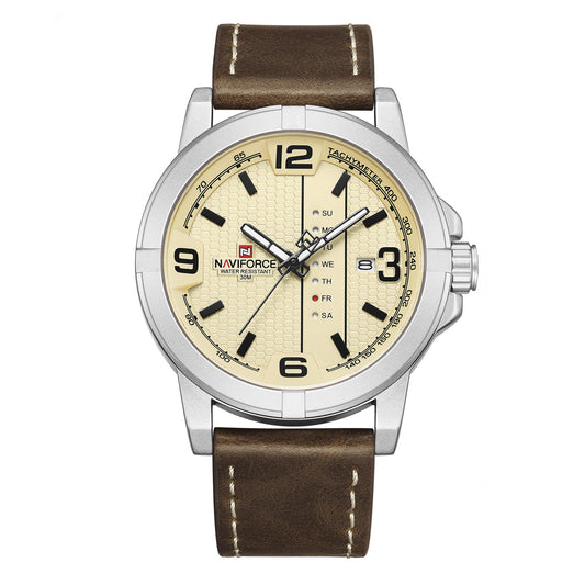 Multifunctional waterproof quartz watch