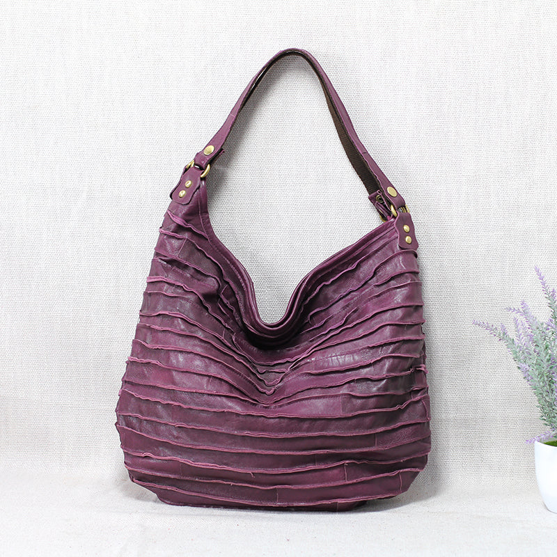 Blød læder Let design Afslappet Skulder Crossbody Dual-use Taske
