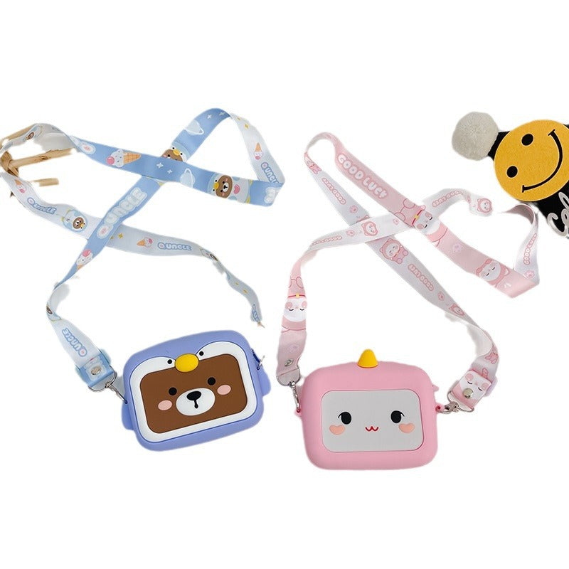 Børns Mini Søde Trendy Skuldertaske i Silikone