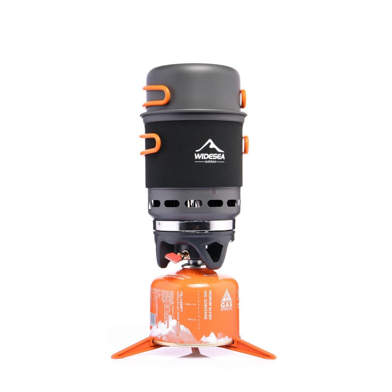 Outdoor Energy Gathering Cooking Suit Energy Saving Heat Collecting Camping Pot