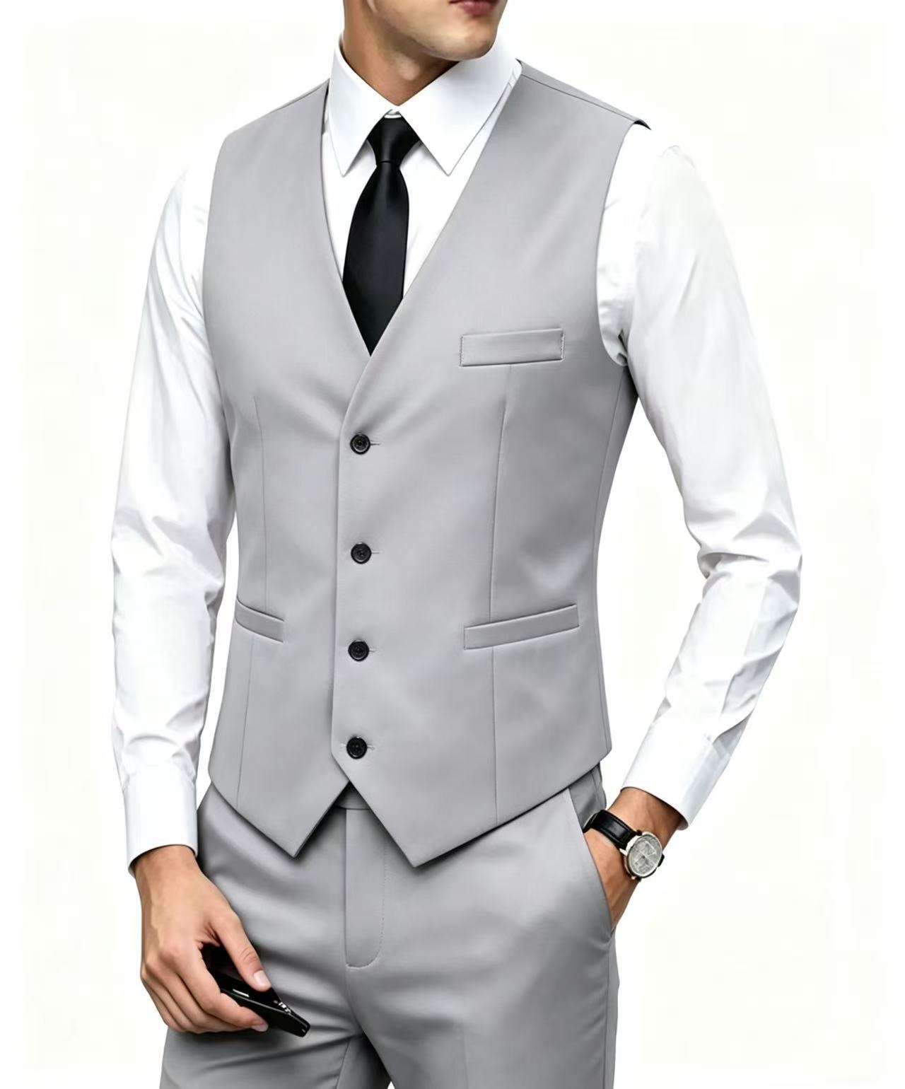 Men's Fashion V-Neck Casual Suit Vest