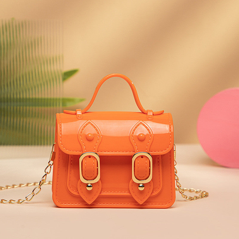 New Style PVC Women's Cambridge Jelly Bag