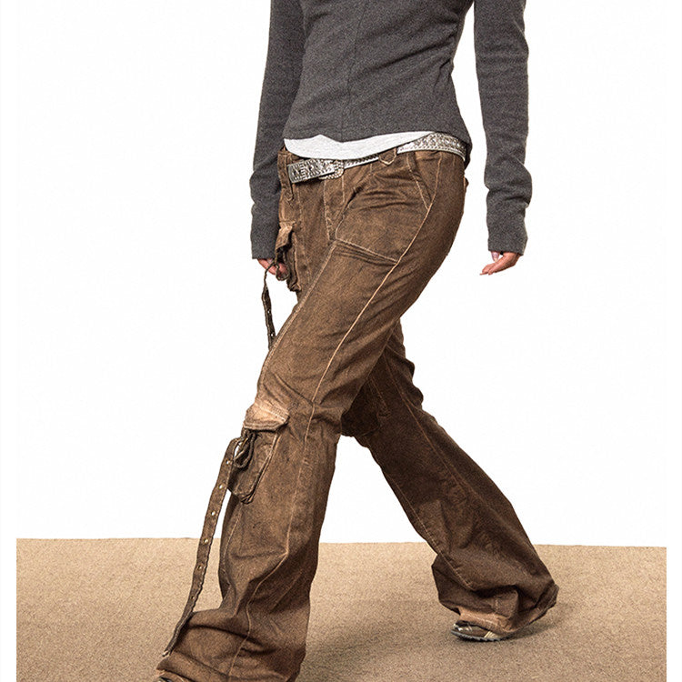 Waste Soil American Workwear Bootcut Trousers