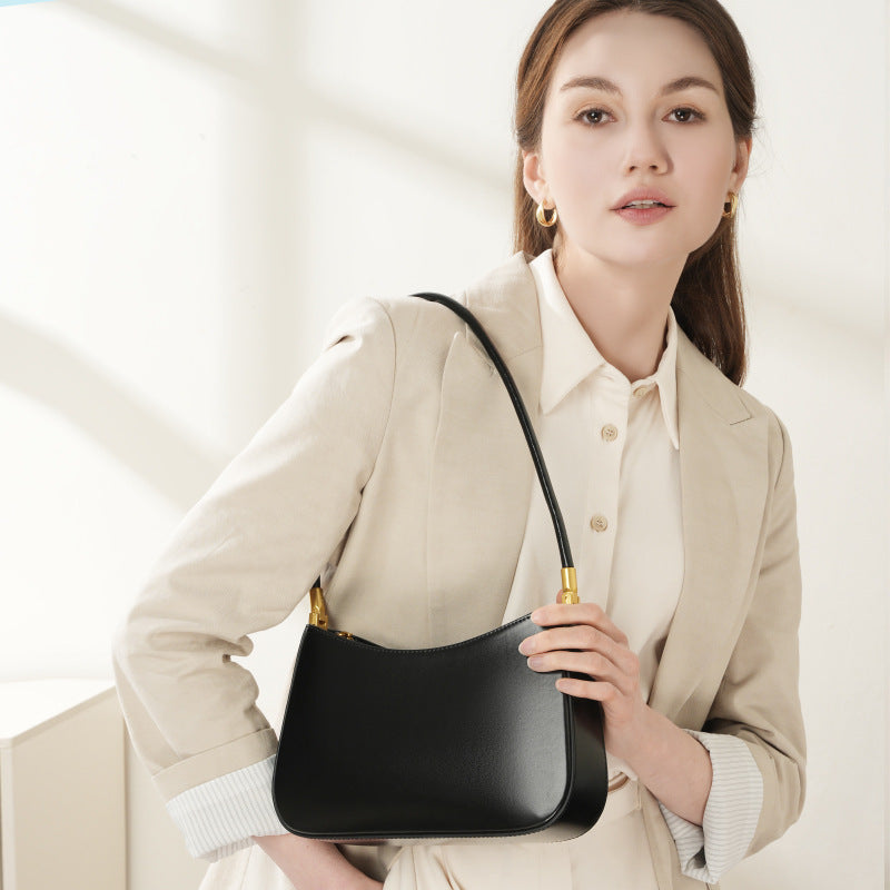 Women's Casual French-Style One-Shoulder Bag