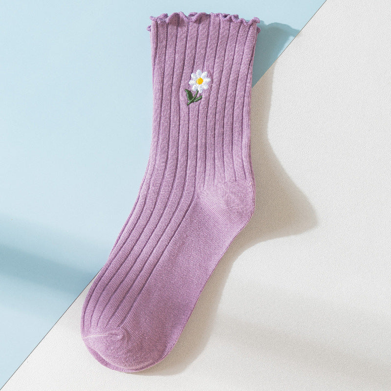 October 11 Loose Mouth Socks In Tube Cotton Confinement Socks