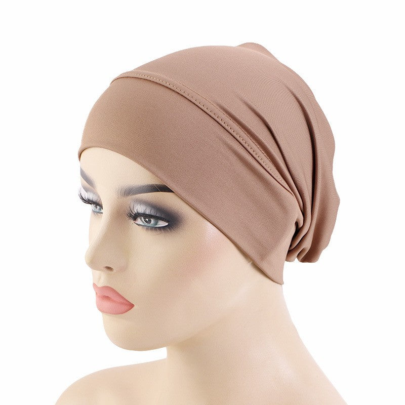 Ethnic Stretch Tam-o'-shanter Solid Color