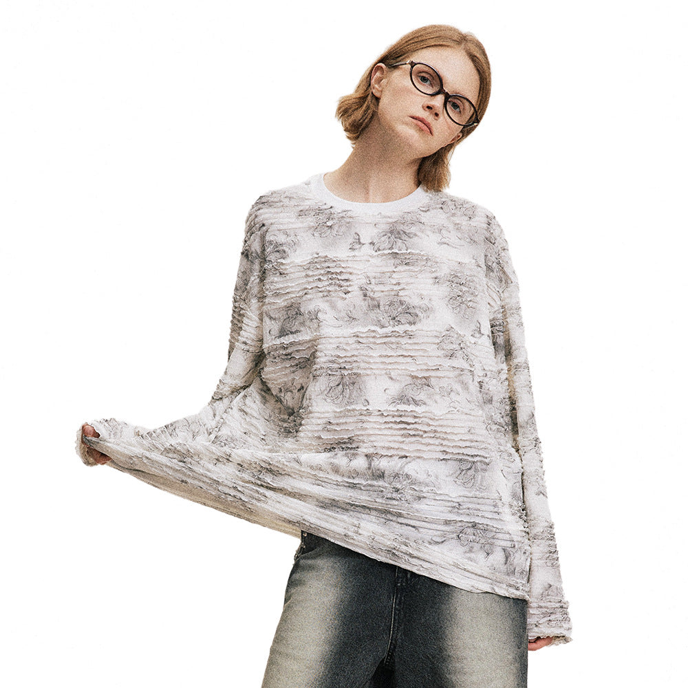 Men's Lace Design Casual Top