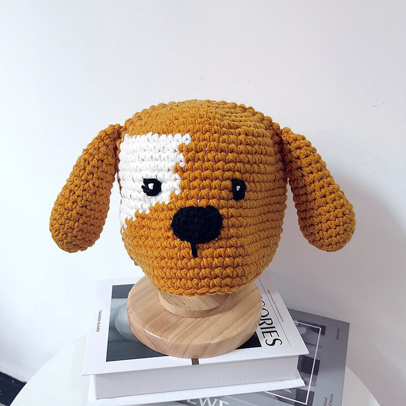 Handmade Crocheted Dog Hat  Acrylic