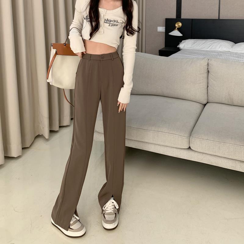 Summer New Loose Chic Wide Leg Suit Pants