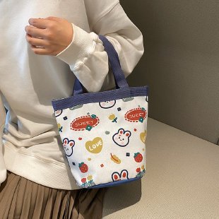 Fashion Everything Bucket Bag Literary Girl Handbag