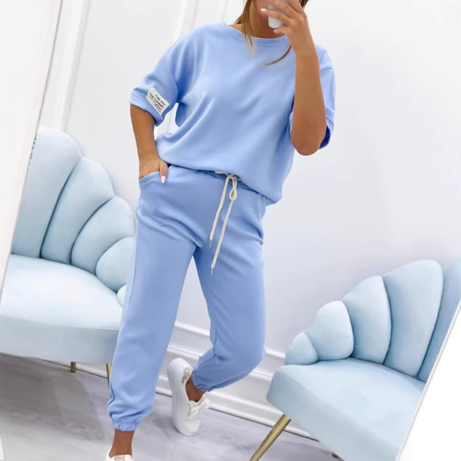 Long-sleeve Hooded Fleece-lined Double-sided Flannel Hoodie Pajama Set