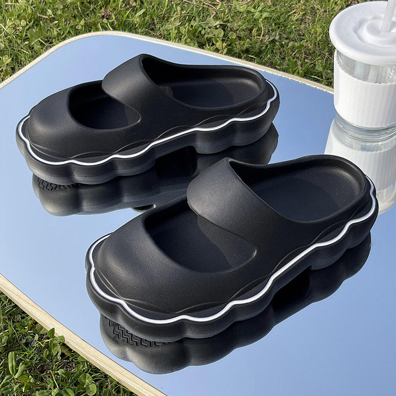 Female Summer Cute Thick Bottoming Quiet Outside Wear Sandals