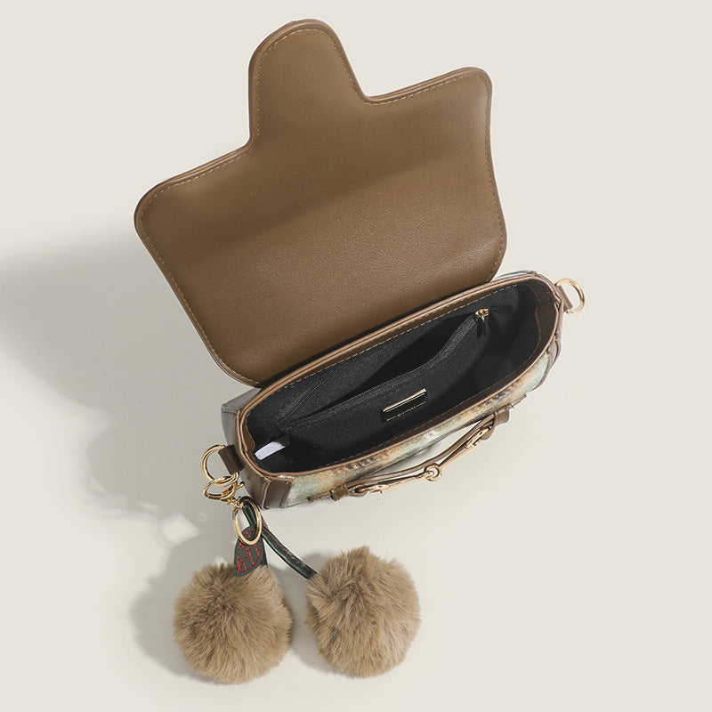 Trendy efterårsdesign skuldertaske