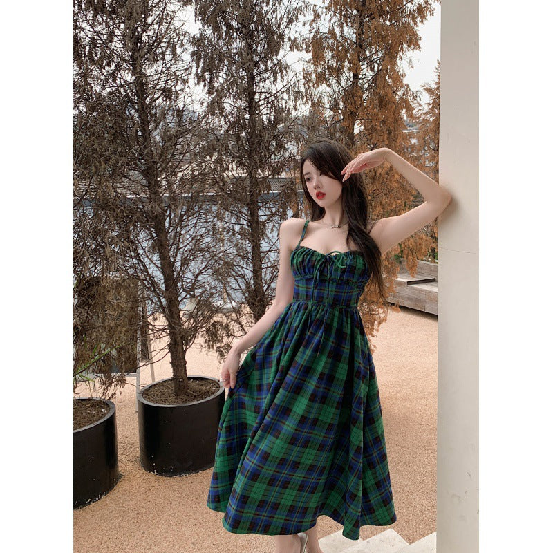 Purely Desired Strap Holiday Photography Mid Length Dress