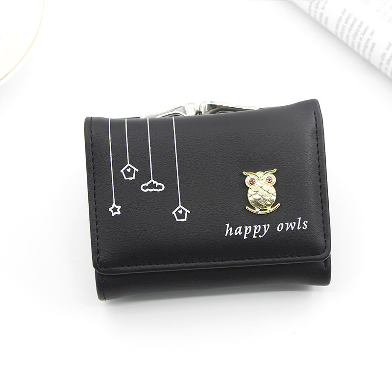 Korean Women's Leather Wallet Large Cash Photo Bits