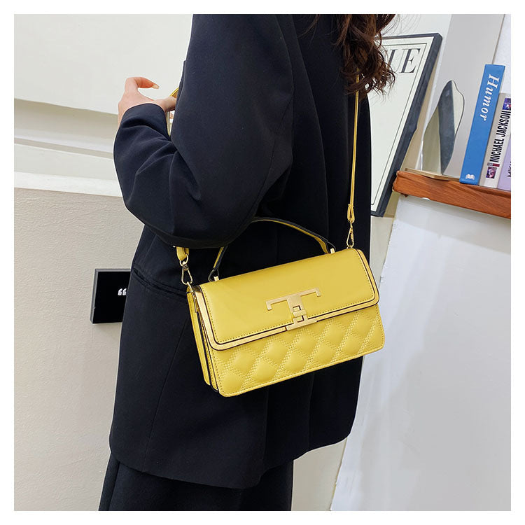 Andheld Brev Enkelt Skuldertaske Bredbånd Crossbody