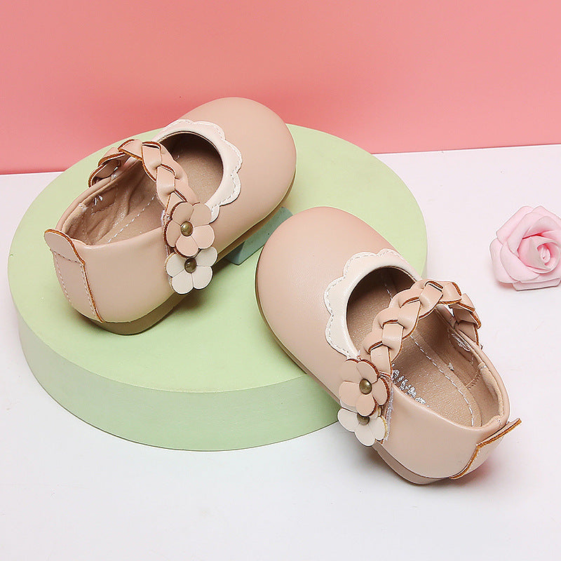 Children's Soft Sole Baby Princess Toddler Single Shoes Girls Small Leather Shoes