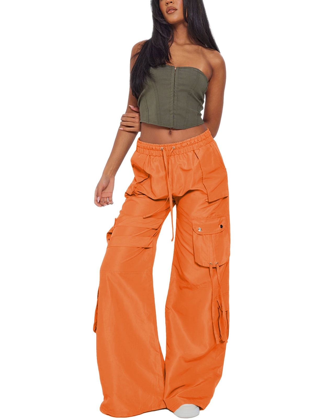 Niche Retro Casual Pocket Horn Overalls