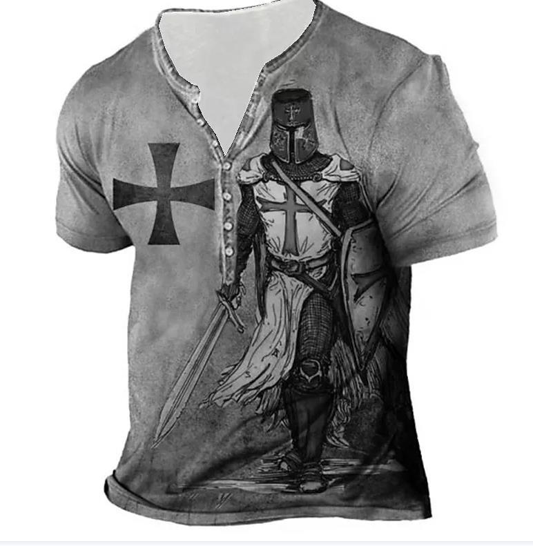T-Shirt Hip Hop Digital 3D Print Top