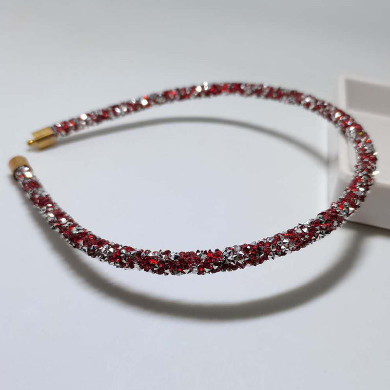 Rhinestone Super Flash Hair Band Wild Temperament Simple Headband Hairpin