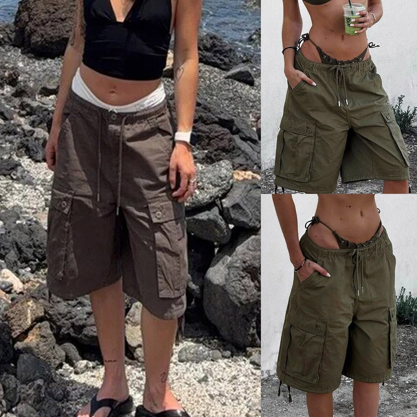 Summer Loose American-style Capri Pants