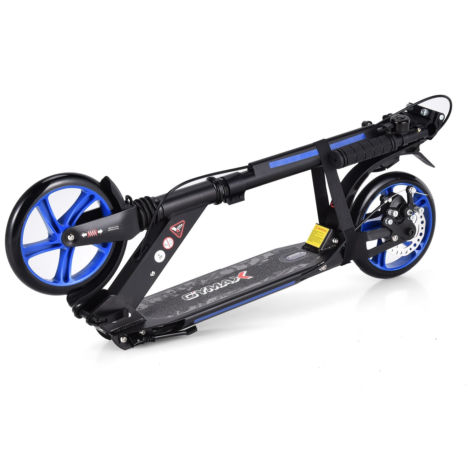 Klappbarer Kickscooter Mit Klingel & Ständer Höhenverstellbarer Scooter Roller Tretroller