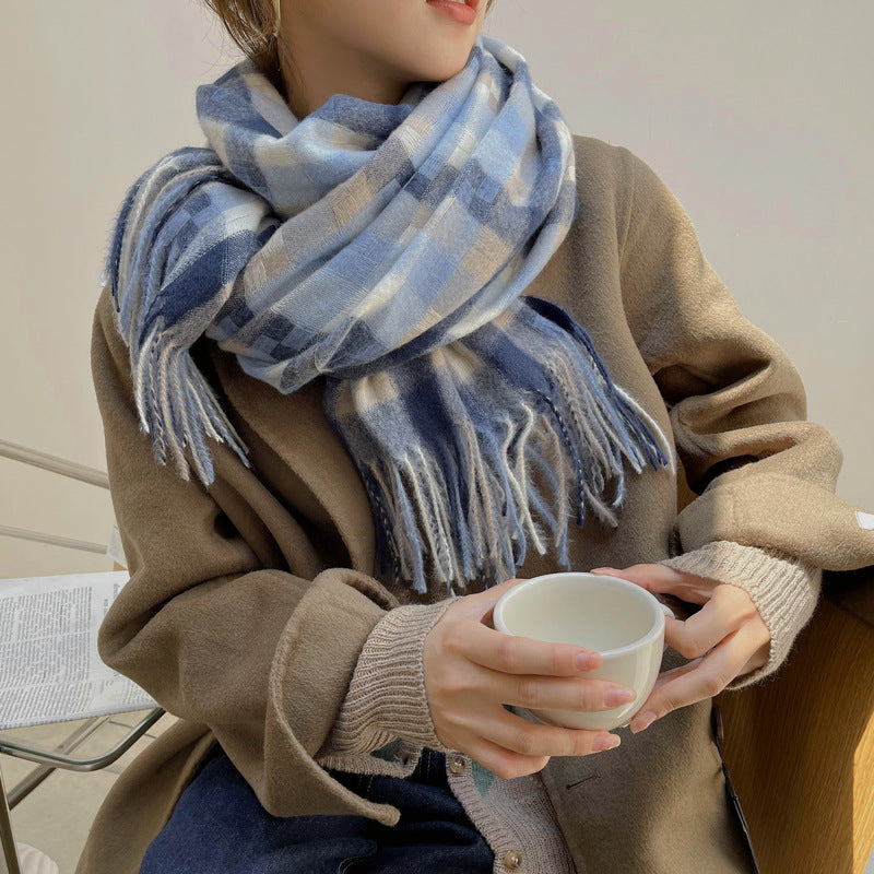 Fashion Imitation Cashmere Warm And Sunscreen Scarf