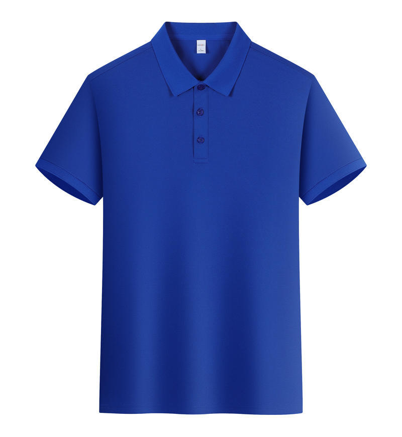 Short-sleeve Ice-feel Workwear With A Lapel Collar