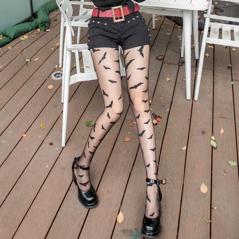 Thin Type Hot Girl Online Red Black Punk