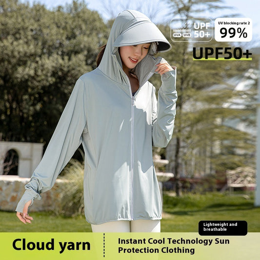 Outdoor UV-proof Ice Silk Raw Yarn Breathable And Loose