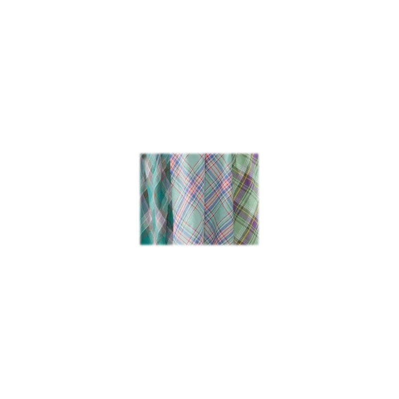 Irregular Color Contrast Patchwork High Waist Mid-length Plaid Skirt
