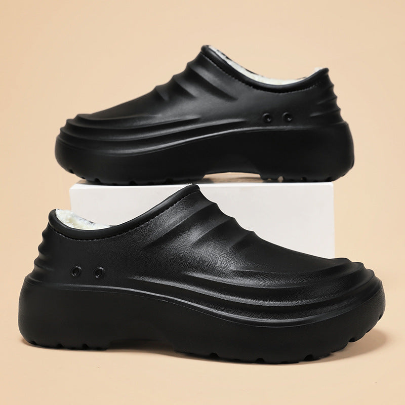 Insulated Chef Shoes Closed-toe Cotton Shoes For Men