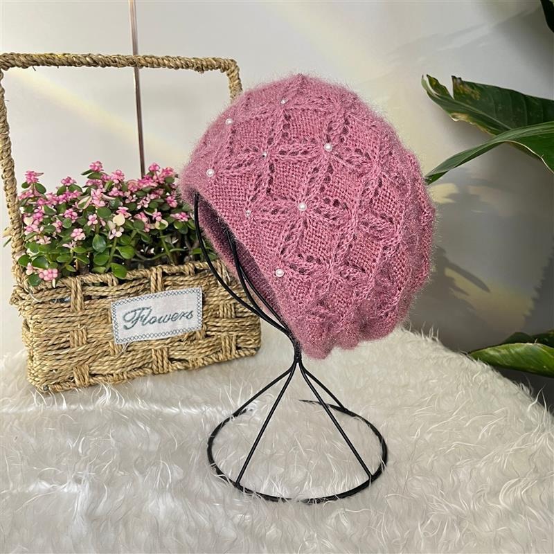 Ladies Squirrel Plush Thread Pile Hat