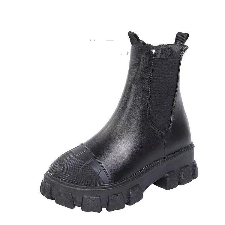 Fashion Thick Heel Trend Martin Boots