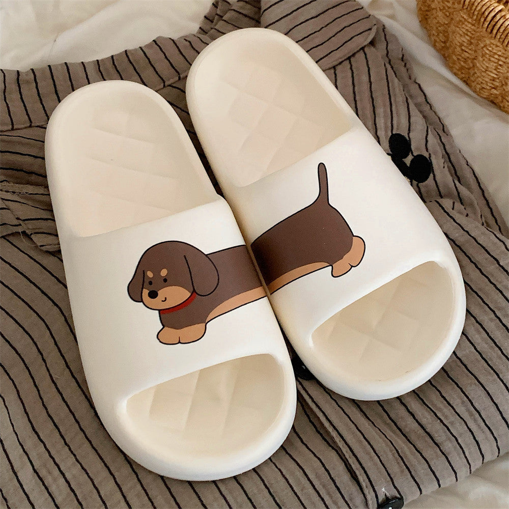 Comfortable Soft Bottom Couple Household Slippers