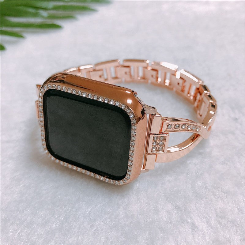 Thin wrist metal watchband case