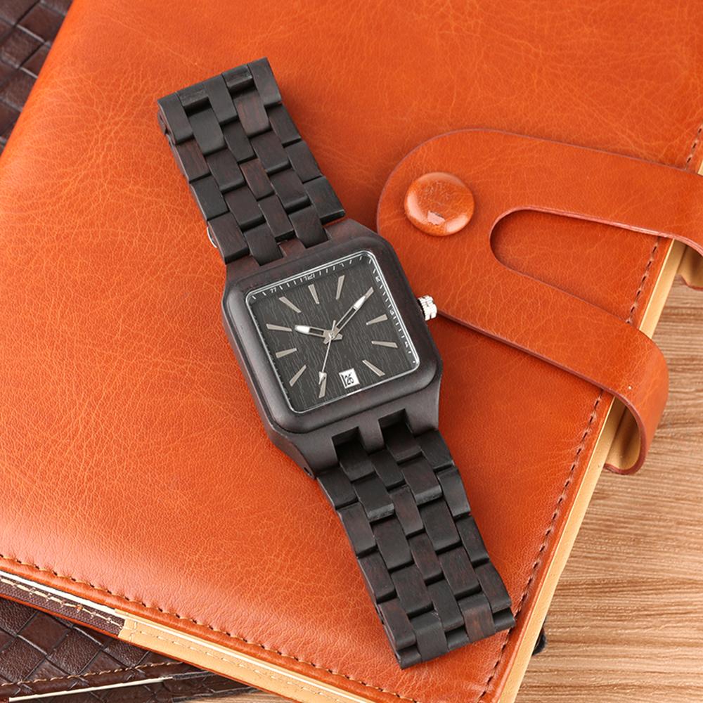 Ebony Quartz Watch