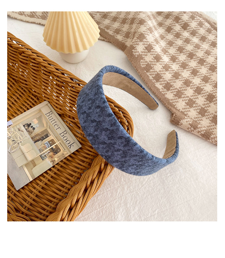 French check headband
