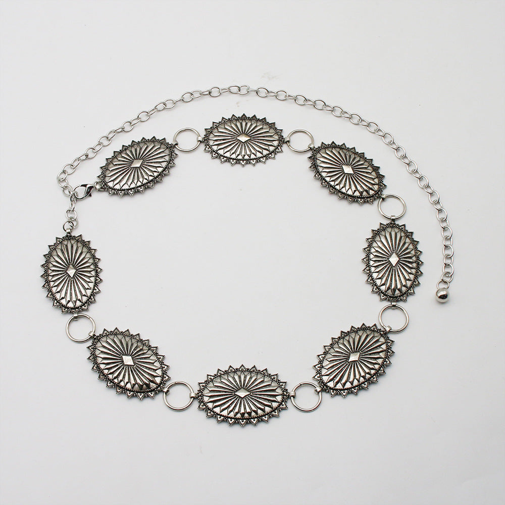 Metal Waist Chain Retro Alloy Versatile