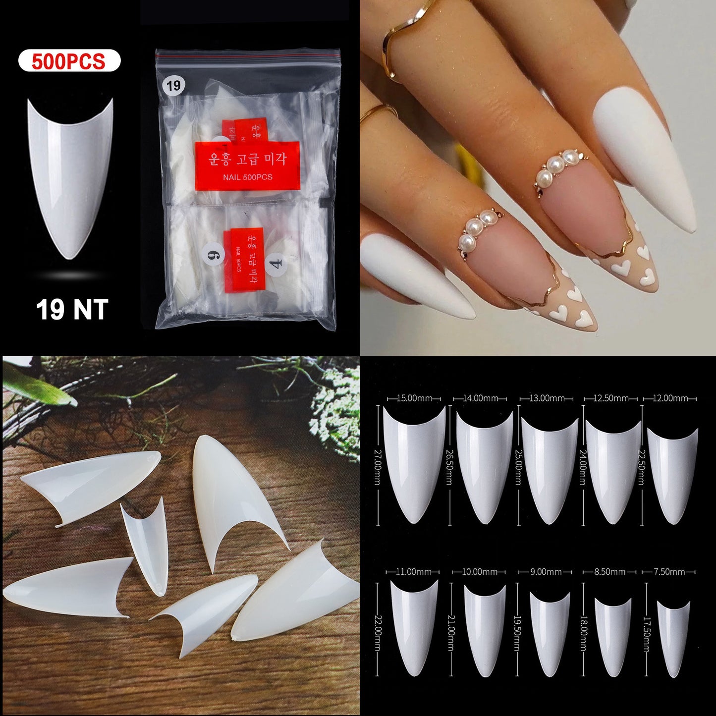 French Pointed Non-marking Ballet Transparent