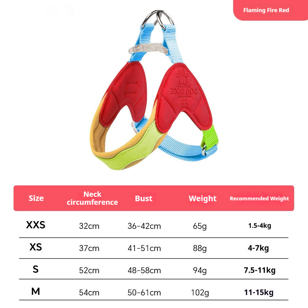 Dog Harness Vest-style Leash, Dopamine Dog