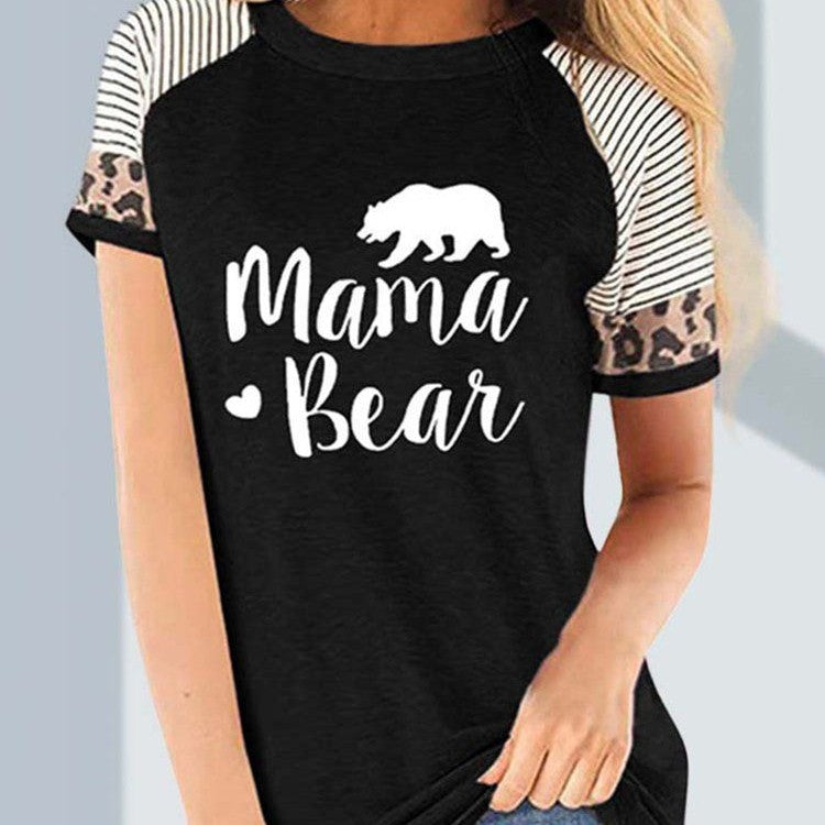 3D Print Women's Street Short-sleeved Sports T-shirt Top