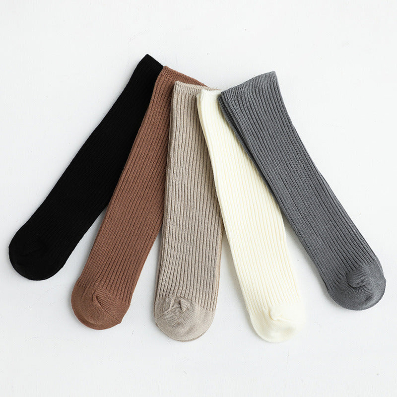 Girls' Heelless Socks Lace In Autumn And Winter