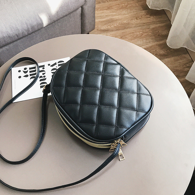 Korean Retro Fashion Multi-layer Small Square Bag