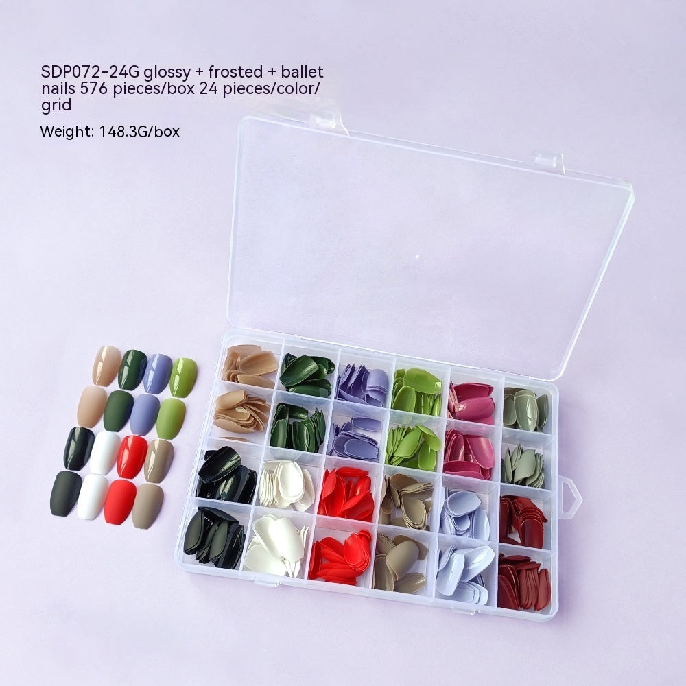 Solid Color Glossy Matte Square Plastic Box Ballet Wear Armor