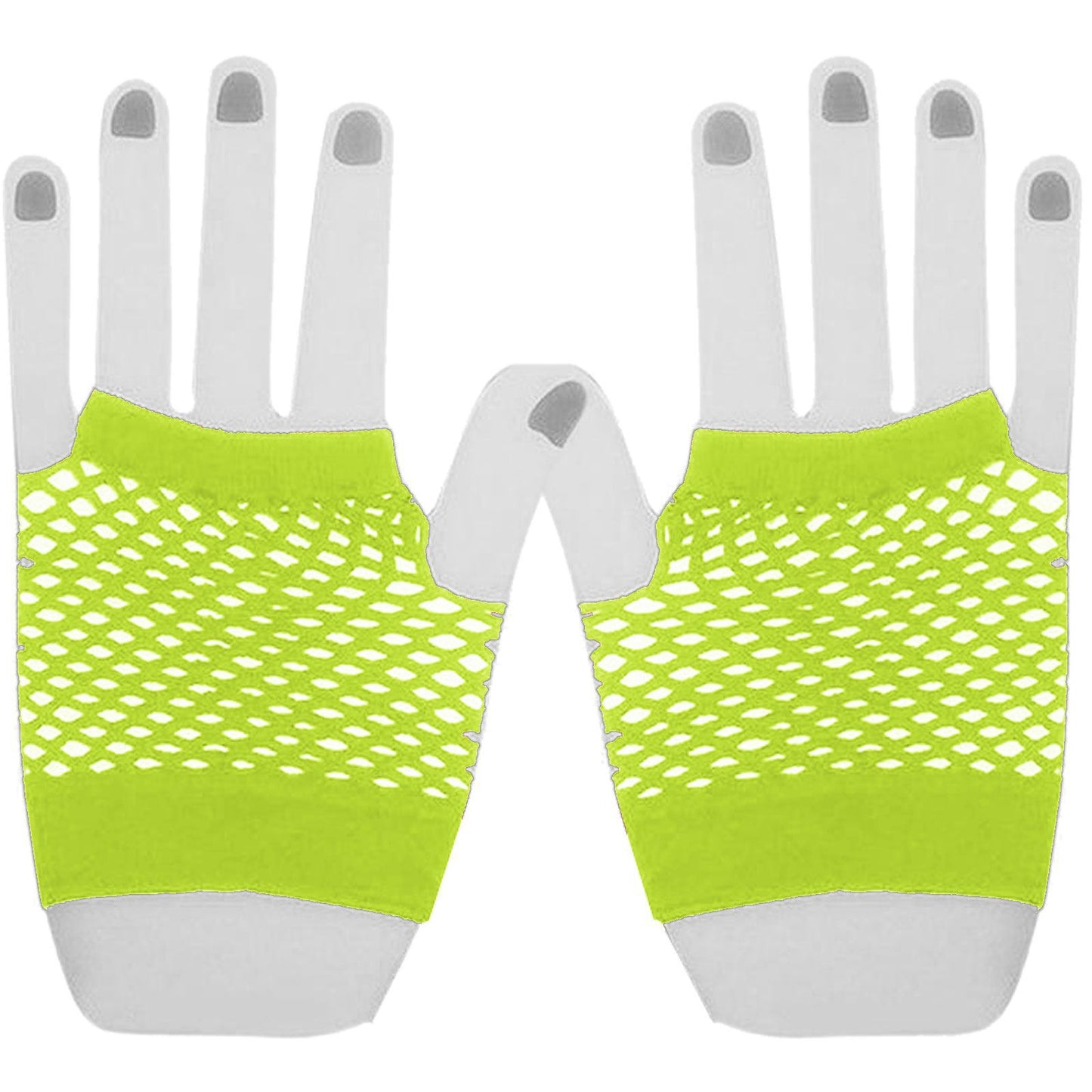 Party Half Finger Fingerless Net Leisure Gloves