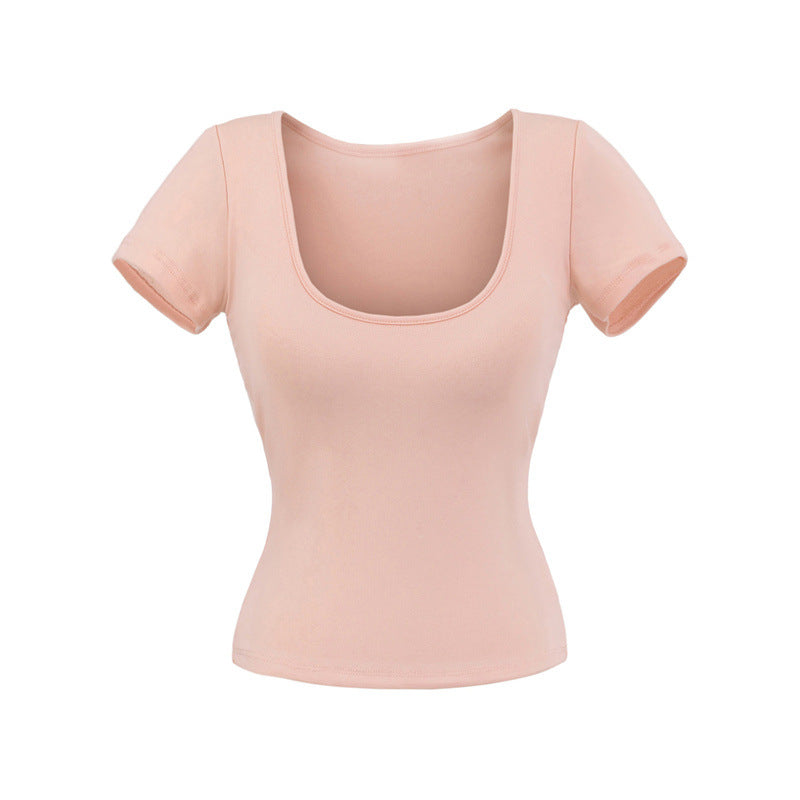 Summer Hot Girl Sexy Short Sleeve T-shirt