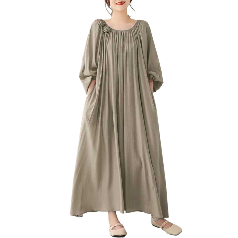 New Loose Fitting Flattering Below The Knee Length Dress