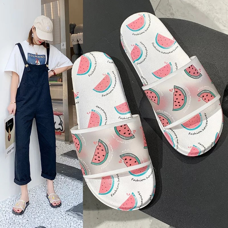 Women's sandals indoor antiskid PVC slippers