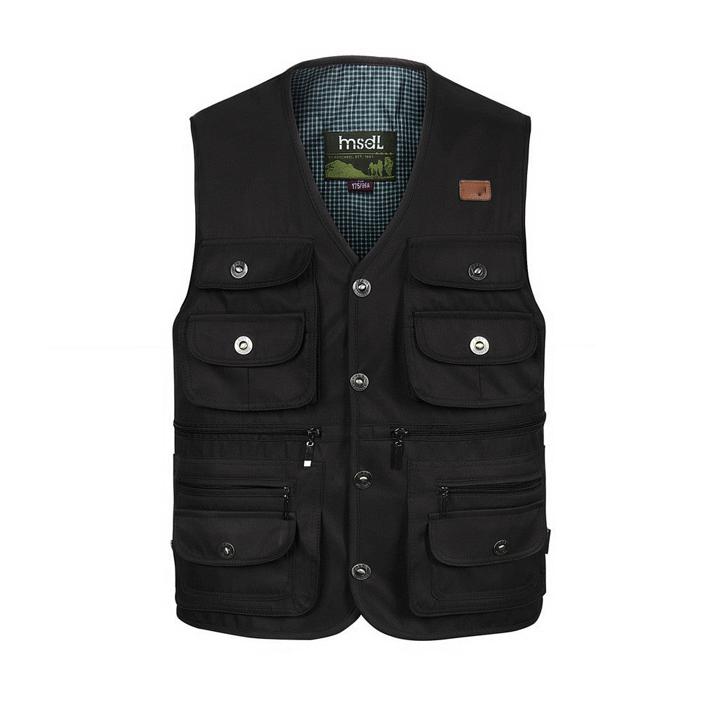 New men's leisure and fashionable vest for the elderly